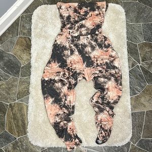 Halter/Marble pink Jumpsuit